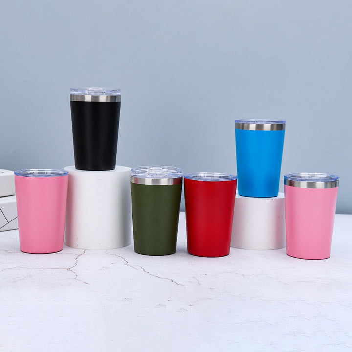 Women's double-walled insulated cup with non-slip silicone bottom Bowlift