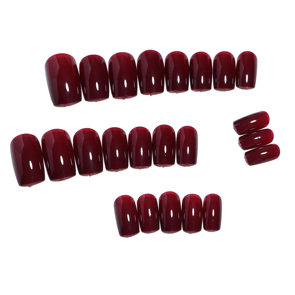 Premium Glossy Press-On Nail Collection Bowlift