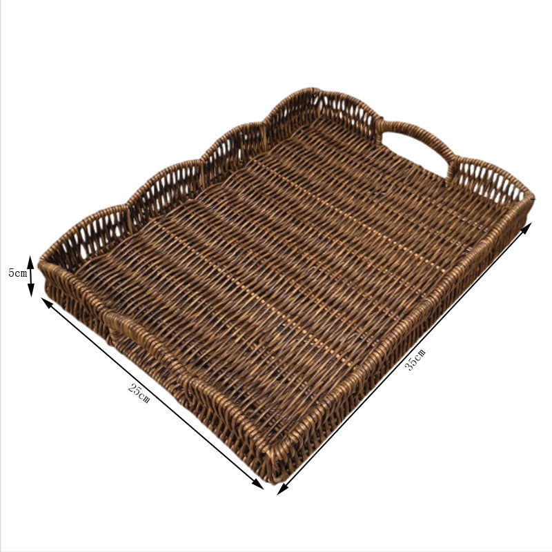 Decorative Woven Storage Tray Bowlift