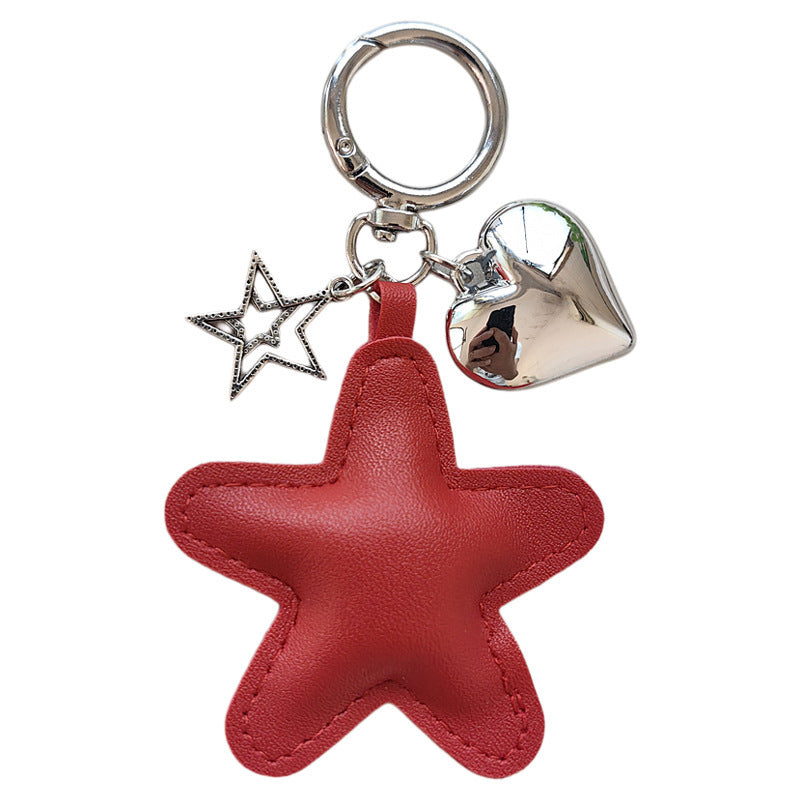 Keychain with star and heart design Bowlift
