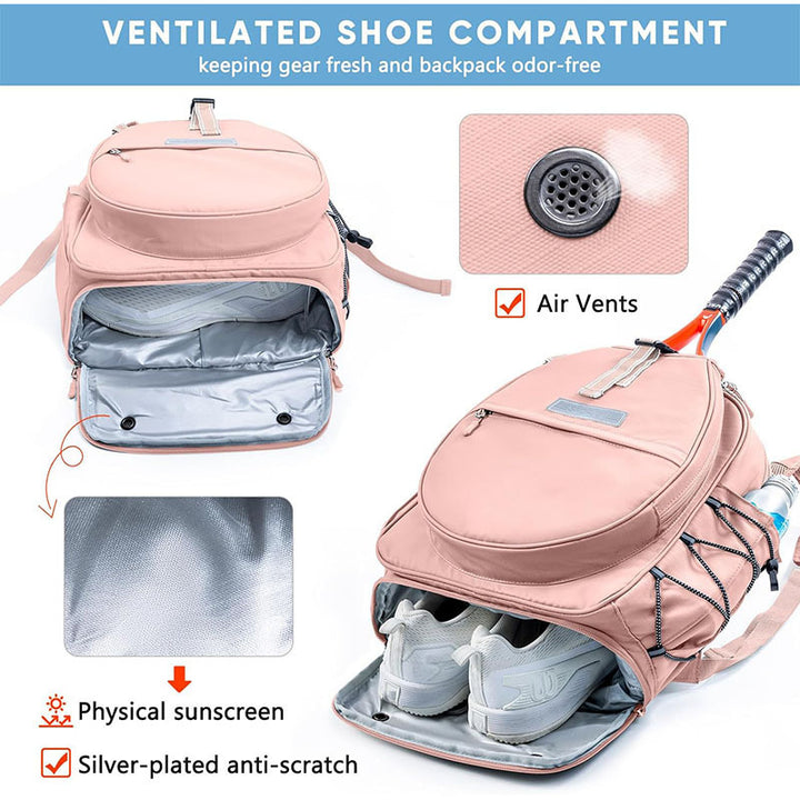 Advanced Multi-Compartment Tennis Backpack Bowlift