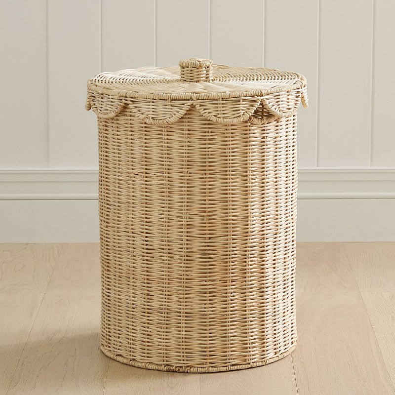 Practical laundry basket with lid Bowlift