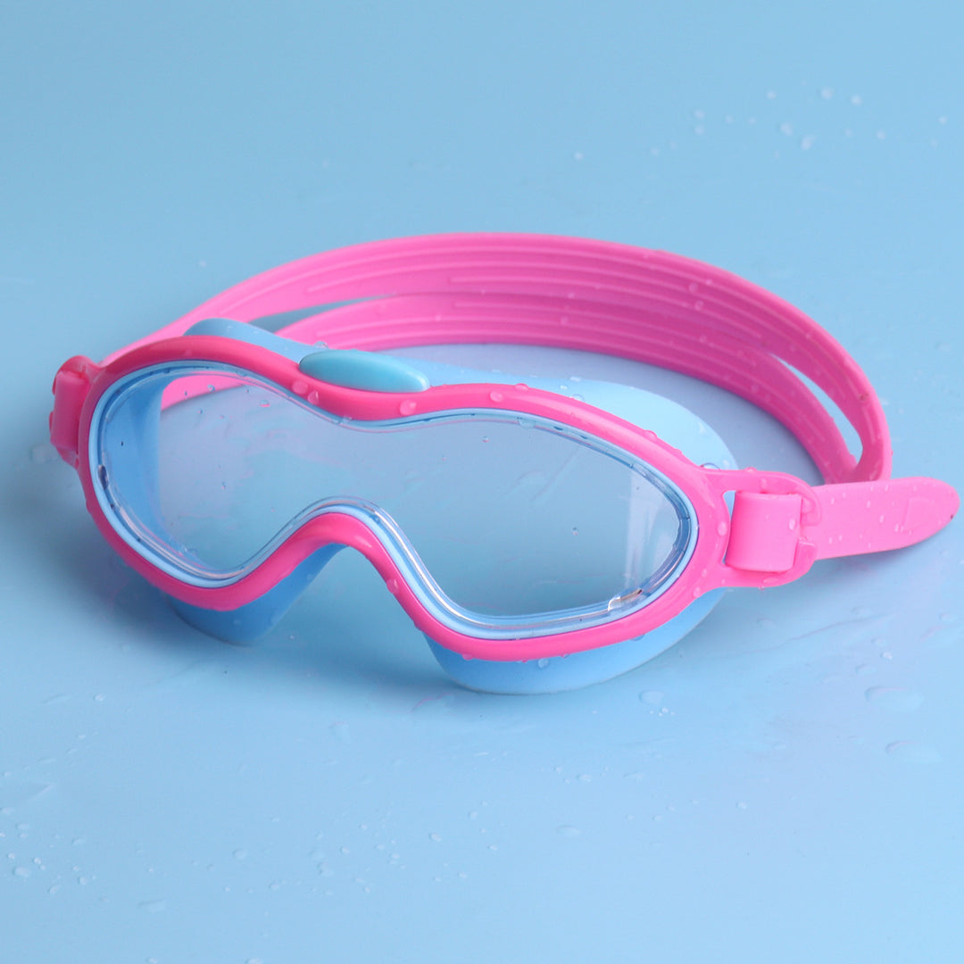 Waterproof swimming goggles with adjustable head strap and UV protection Bowlift