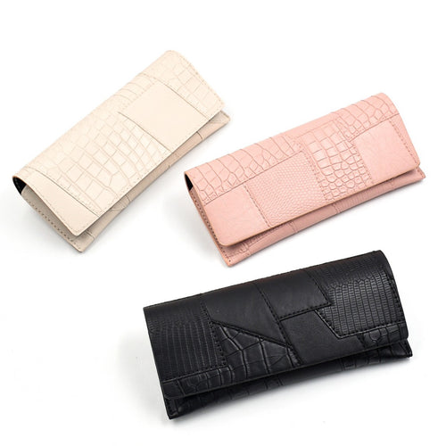 Luxury Croc-Embossed Clutch Wallet Bowlift