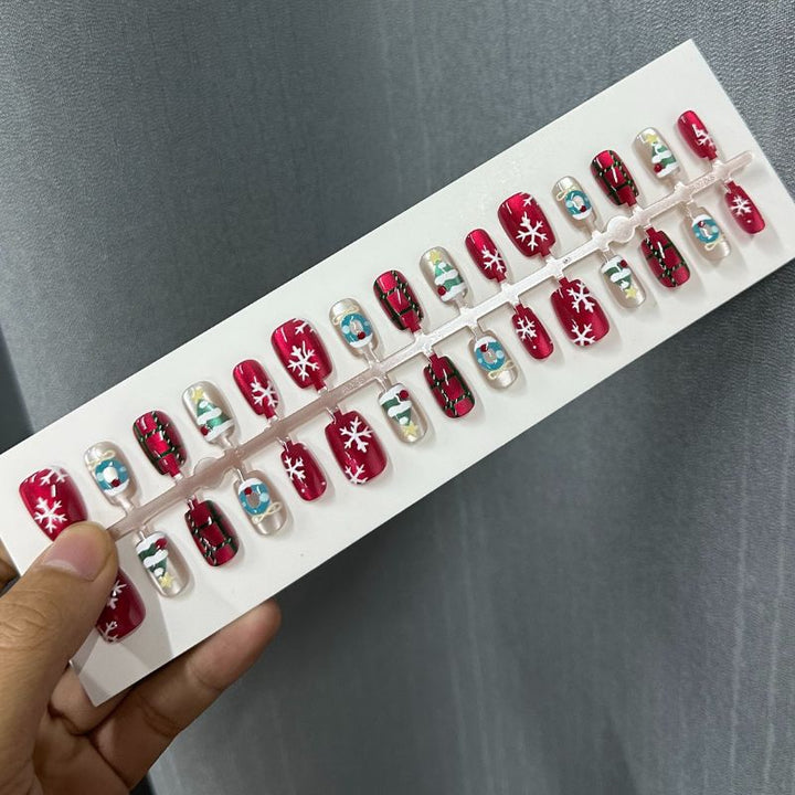Artistic Ombre Press-On Nail Tips Set Bowlift