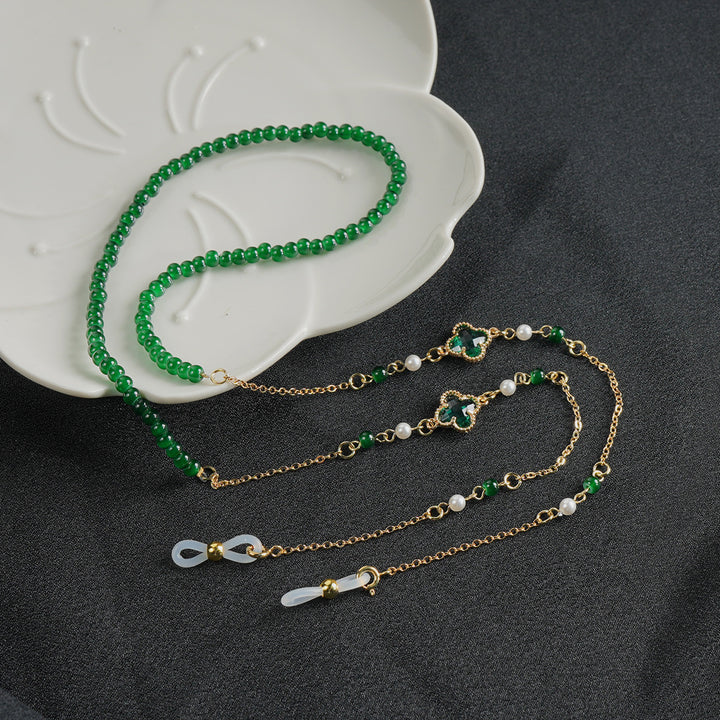 Unique Beaded Eyewear Chain Bowlift