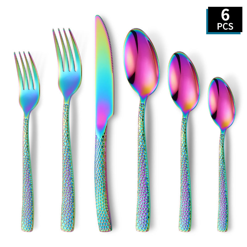 Stylish and Colorful Cutlery Set Made of Stainless Steel Bowlift