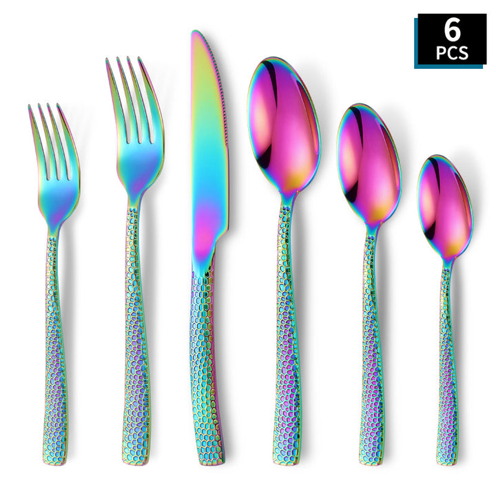 Stylish and Colorful Cutlery Set Made of Stainless Steel Bowlift