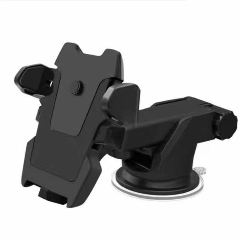 Adjustable telescopic suction car phone holder with full rotation gravity auto-lock Bowlift