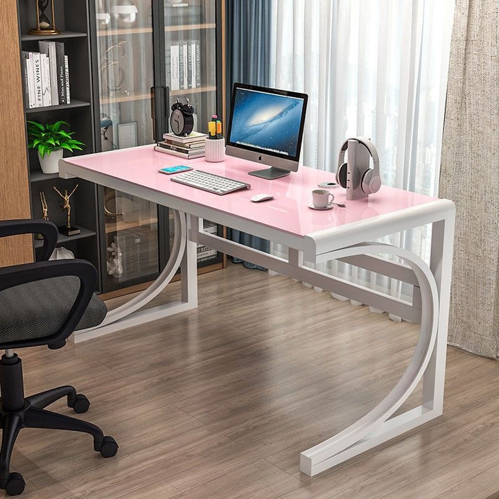 Modern Glass Desk Bowlift