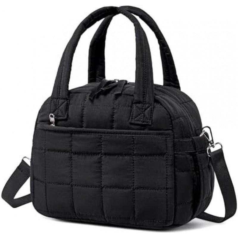 Multifunctional Quilted Shoulder Bag Bowlift