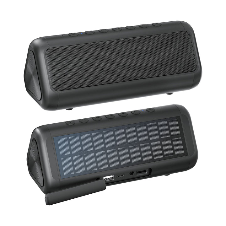 Portable Bluetooth speaker with solar charging function Bowlift