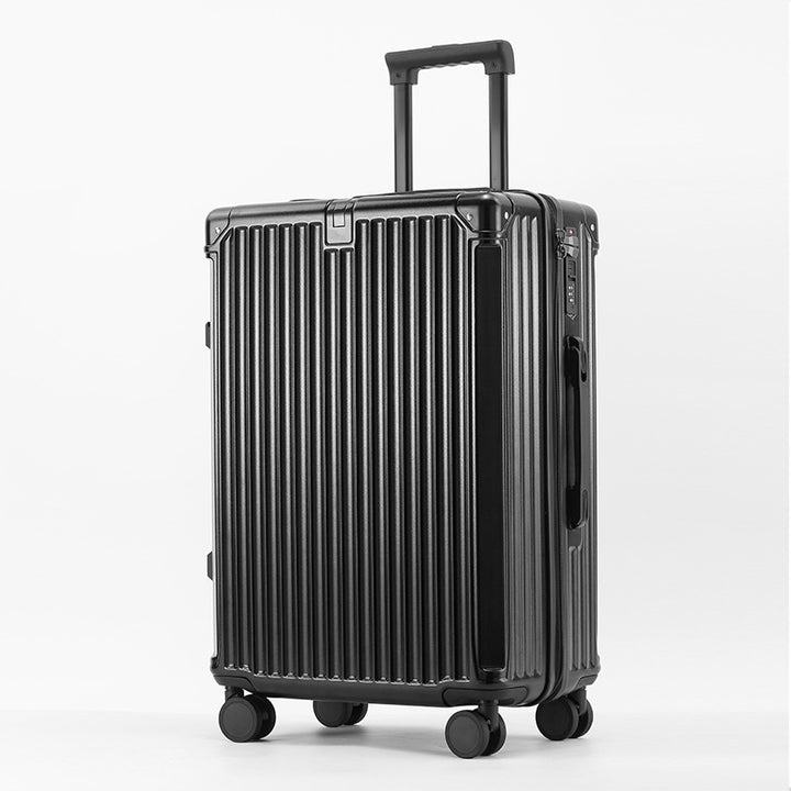 High-Durability Textured Hard-Shell Suitcase Bowlift