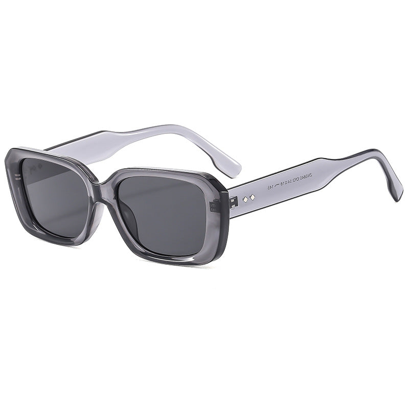 Women's large square sunglasses with robust frame and UV protection Bowlift