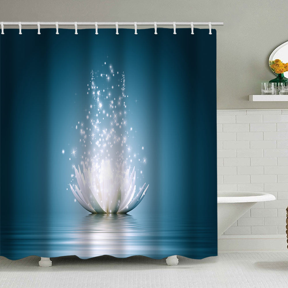 Tranquil Zen Nature Shower Curtain Bowlift