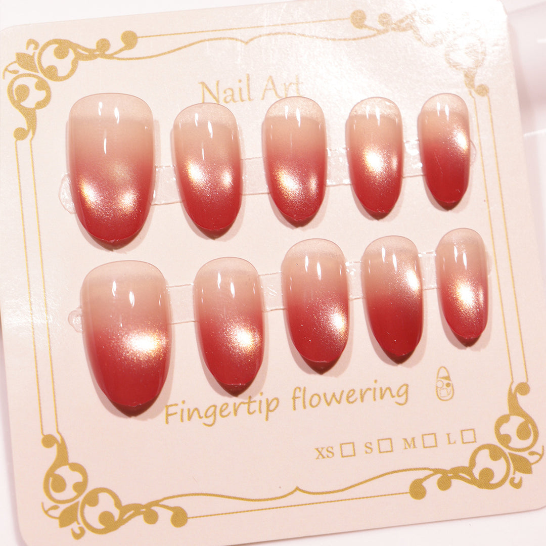 Ombre Gradient Press-On Nail Tips Bowlift