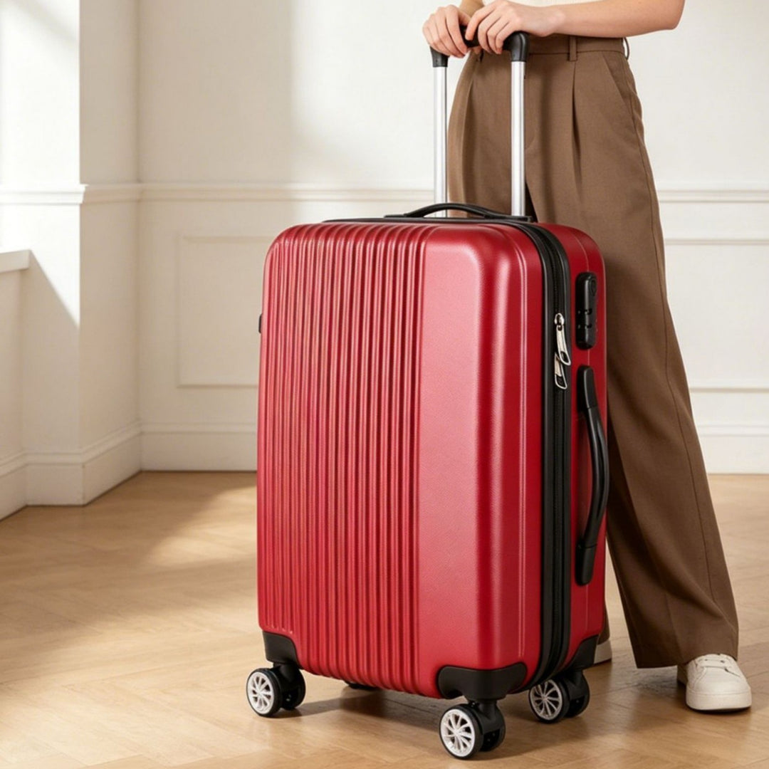 Women's Compact Hard Shell Travel Suitcase Bowlift