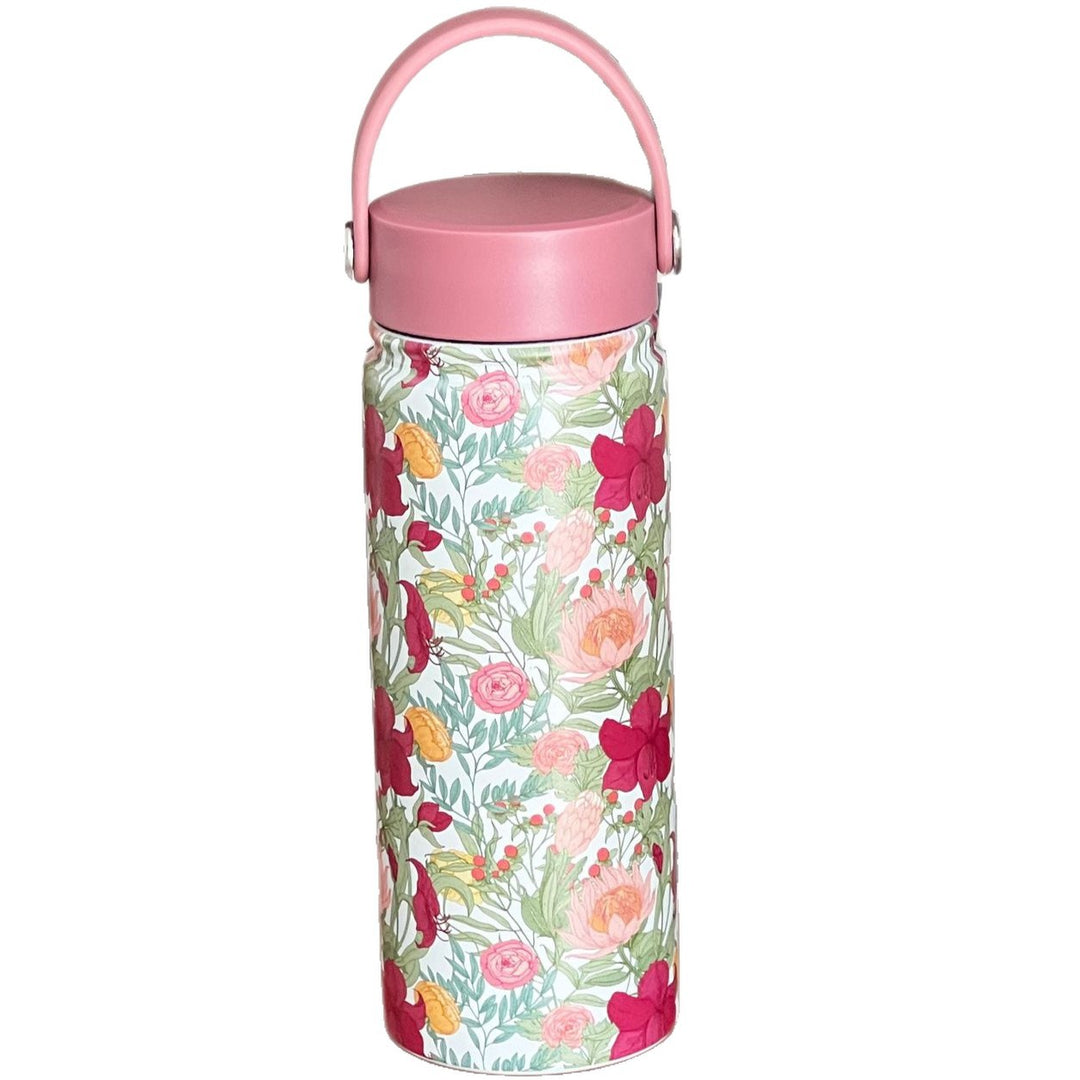 Women Trendy Flower Thermos Bottle Bowlift