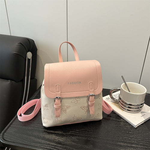 Stylish Butterfly Pattern Mini Backpack Bowlift