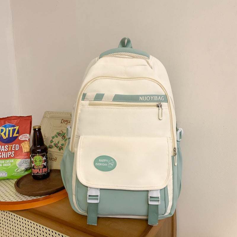 Multi-Compartment Casual School Backpack Bowlift