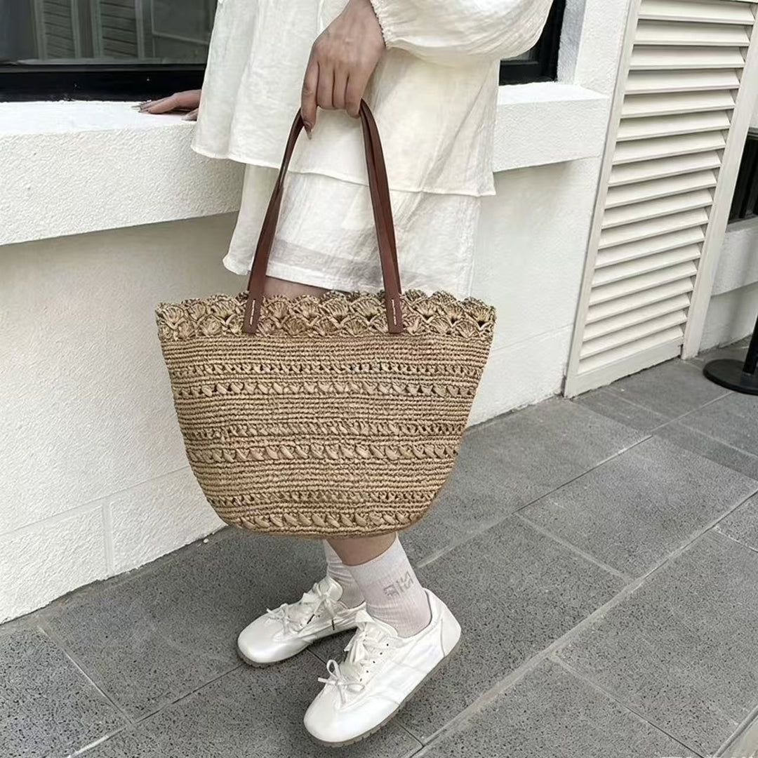 Handmade Macrame Beach Bag Bowlift
