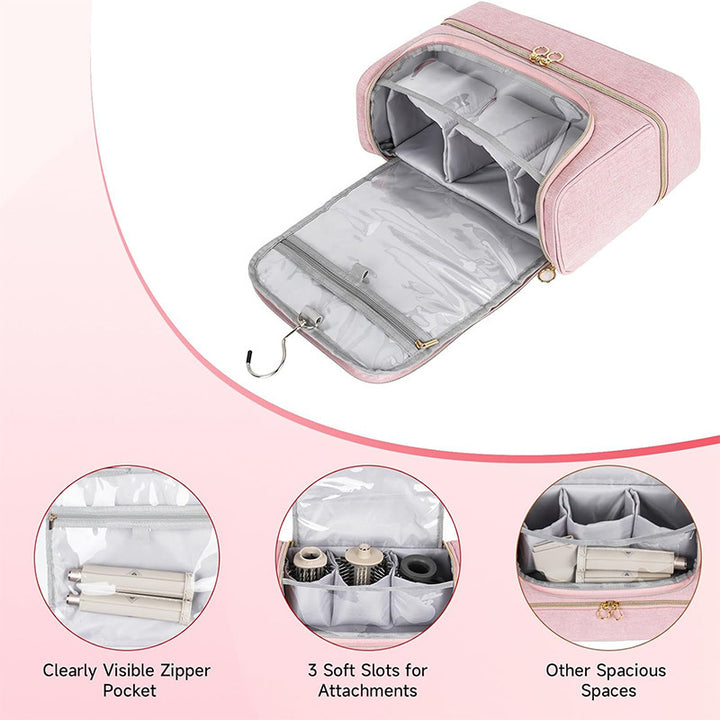 Cosmetic storage bag with modular compartments Bowlift