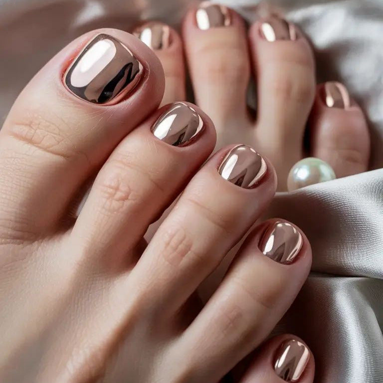 Nail art with high gloss finish Bowlift