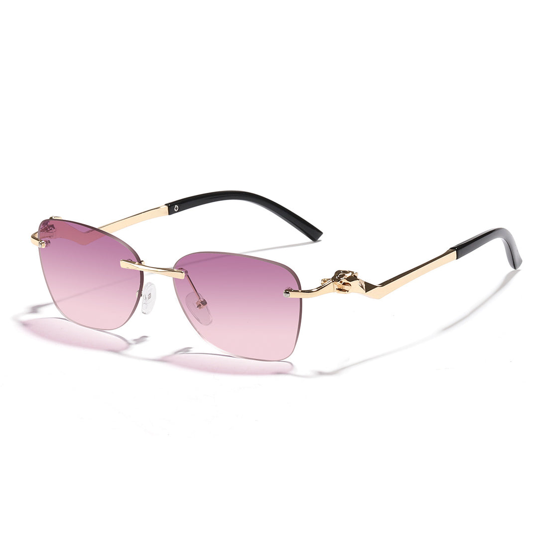 Women's fashionable sunglasses with stylish geometric accents Bowlift