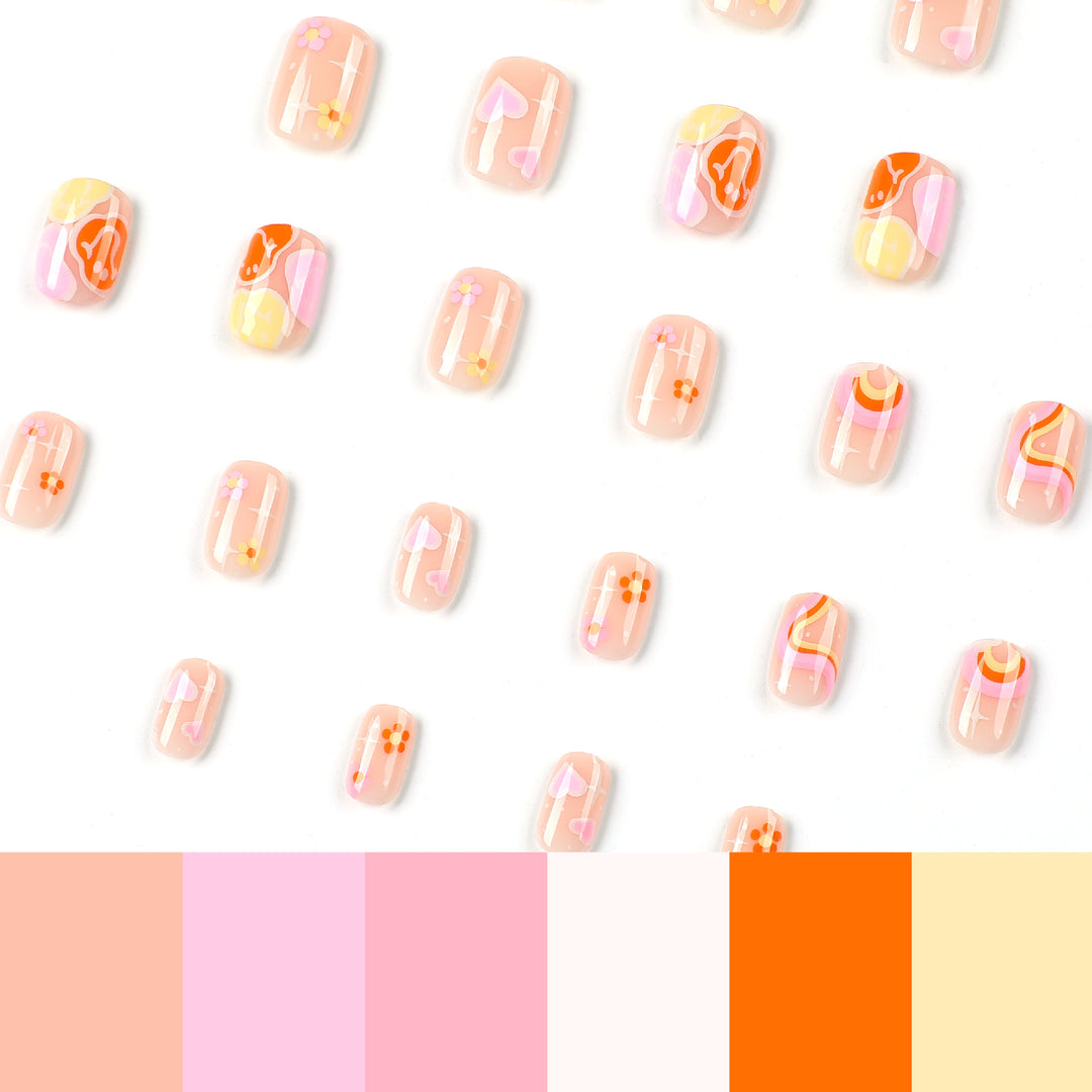 Creative nail designs with colorful patterns Bowlift