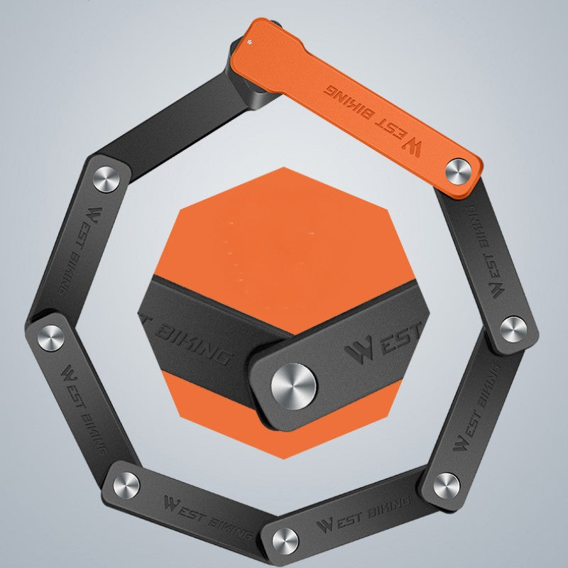 BowLift | Portable Foldable Tough Bicycle Lock, with Segmented Design, for BIkes