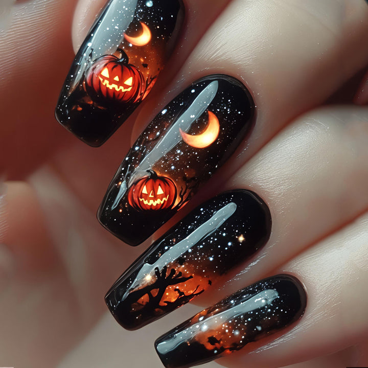 Art Nails in Creative Halloween Design Bowlift