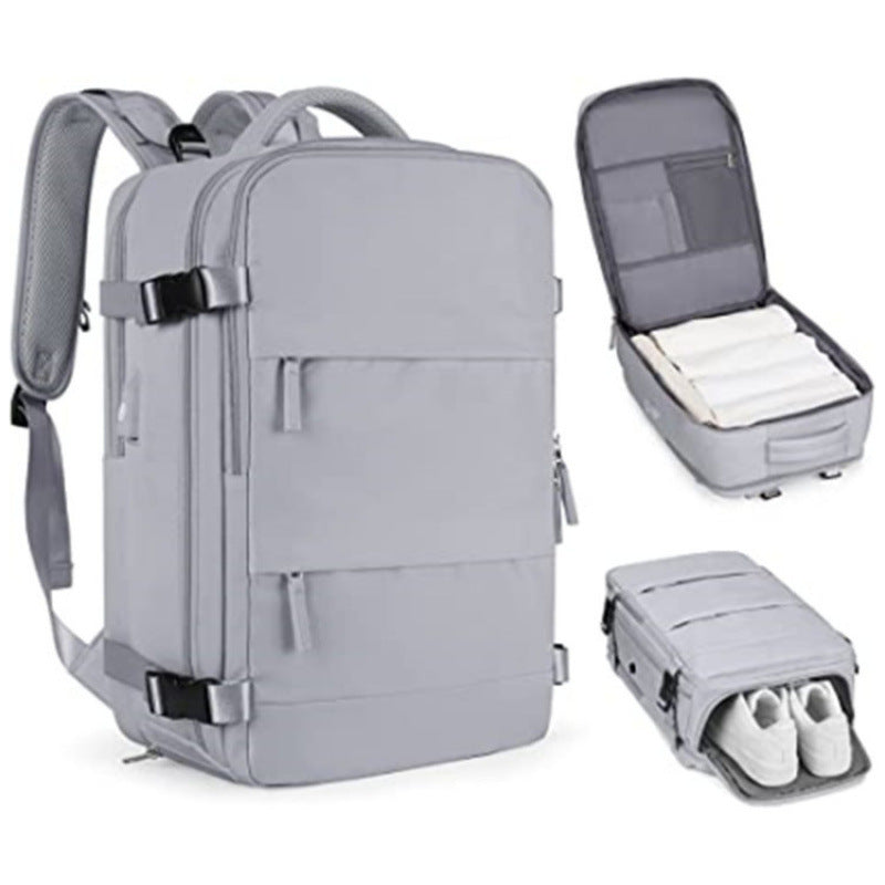 Multi-Compartment Travel Backpack Bowlift