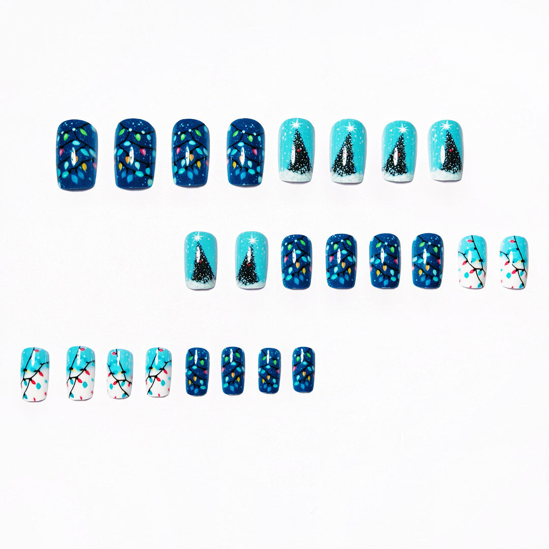 Artistic Holiday Nail Art Bowlift