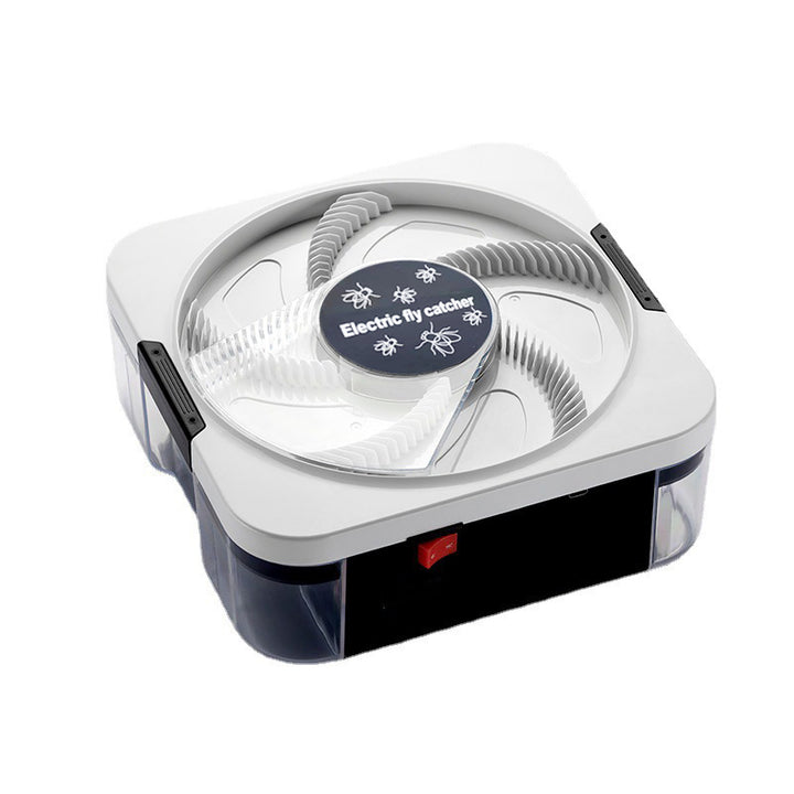 Electric automatic fly catcher with removable collection tray and quiet motor Bowlift