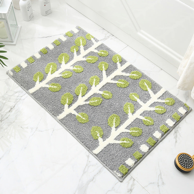 Plush Cat Theme Bath Mat