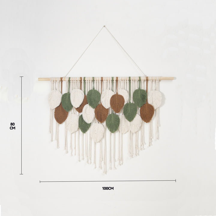 Woven Leaf Wall Décor