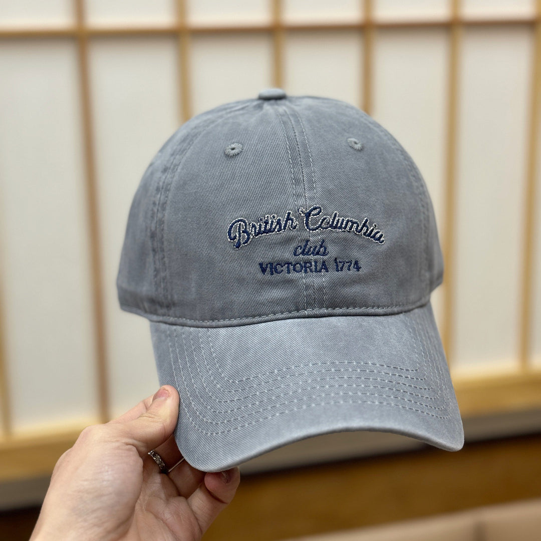 Men's Vintage-Inspired Distressed Baseball Cap Bowlift
