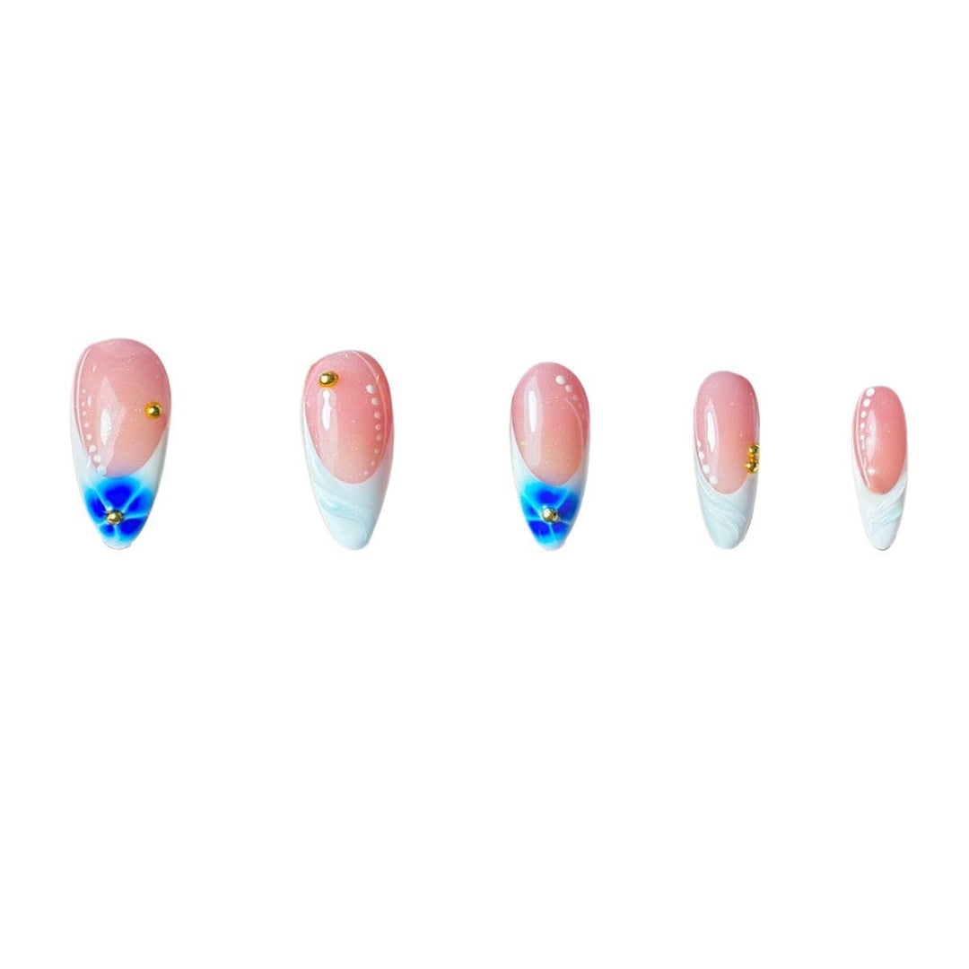 Glamorous Artistic Stiletto Press-On Nails Bowlift