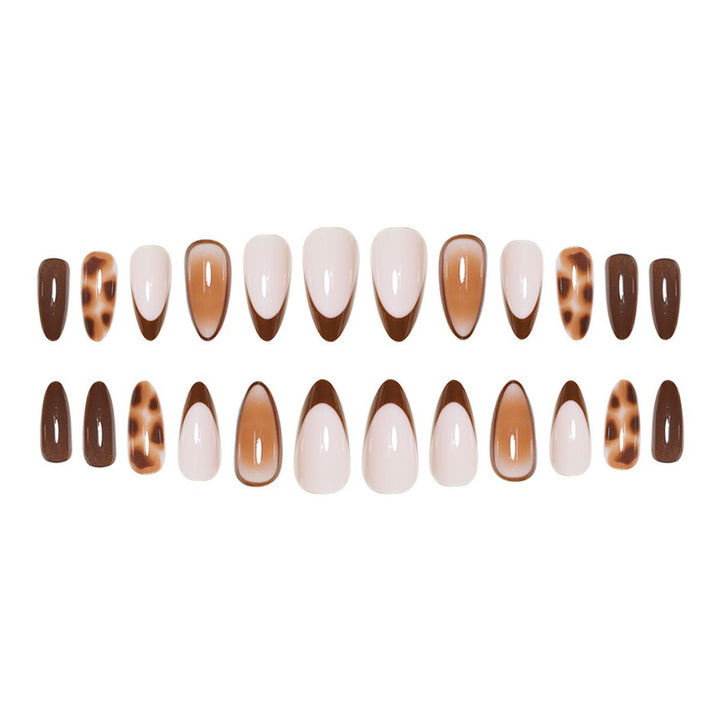 Artistic Decorative Stiletto Press-On Nails Bowlift