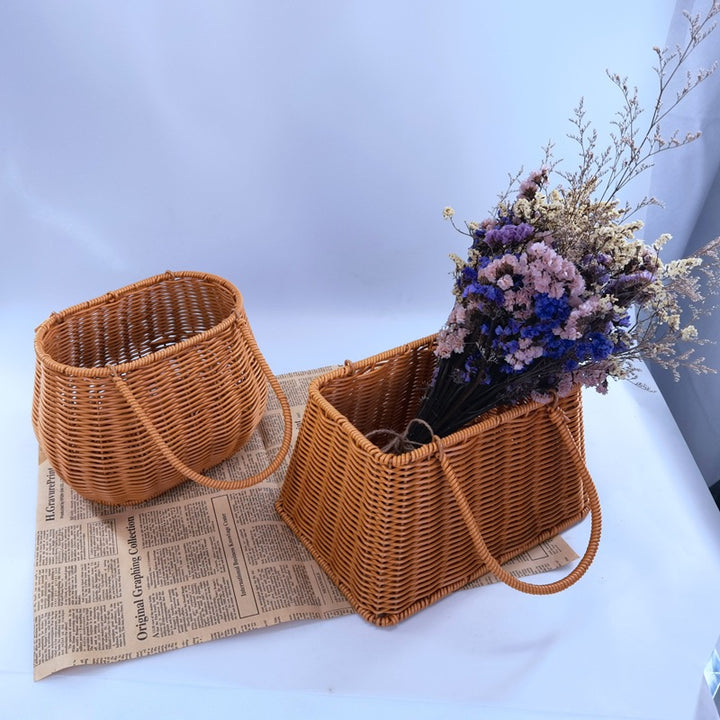 Women Diamond-shaped Handheld Basket Bowlift