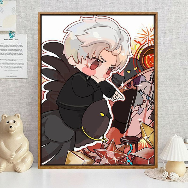 Cartoon-Themed Decorative Wall Art Bowlift