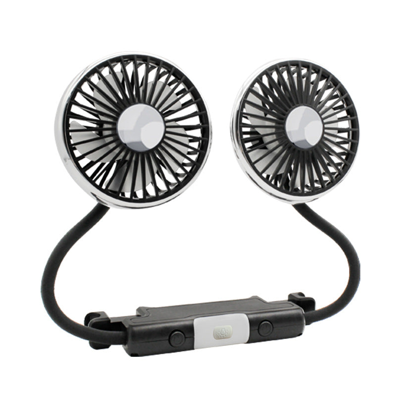 Flexible car fan with adjustable holder Bowlift