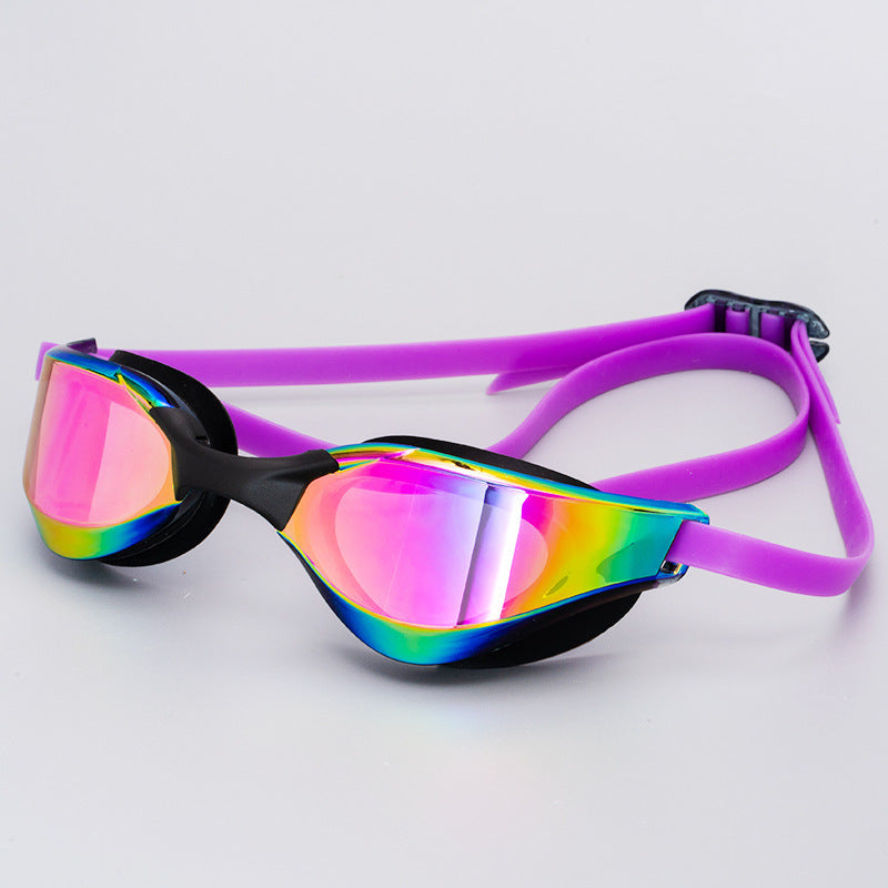 High-performance swimming goggles with UV protection and extended visibility Bowlift