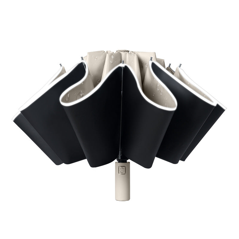 Women's innovative umbrella with ergonomic handle Bowlift