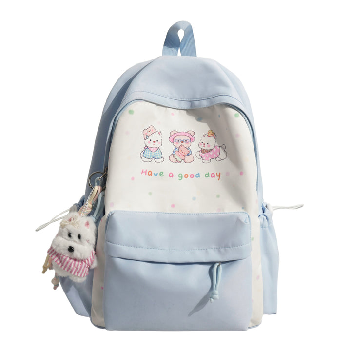 Backpack with Playful Animal Motif and Charming Details Bowlift