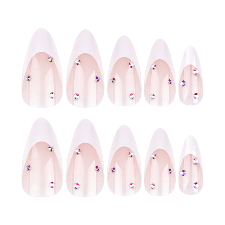 Artistic stiletto nails with elegant glitter design Bowlift