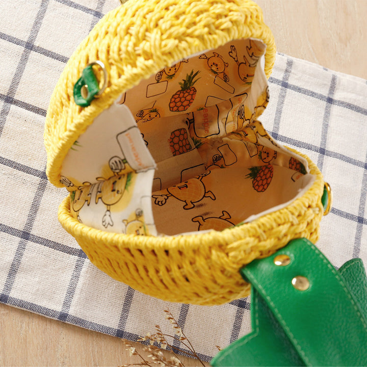 Creative basket bag in pineapple design Bowlift