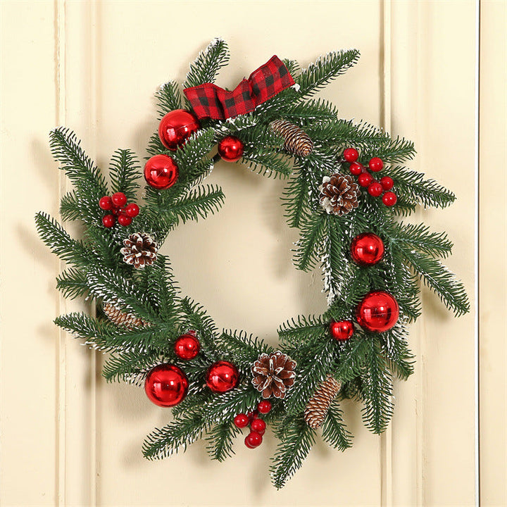 BowLift | Christmas 3 PC Set - Garland, Wreath, Swag Wall Hanging Christmas Decoration Set