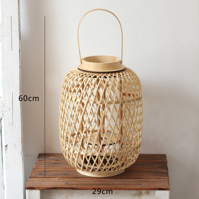 Handmade Rattan Lantern Bowlift