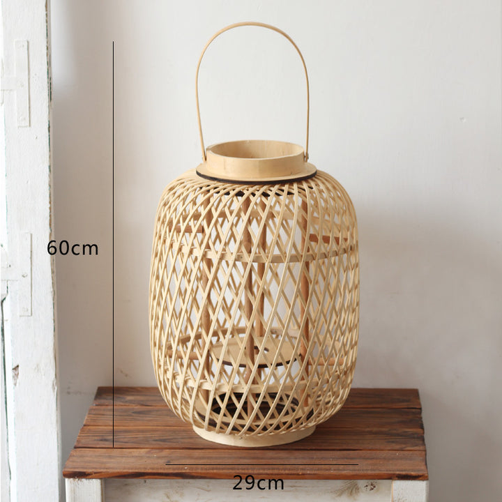 Handmade Rattan Lantern Bowlift